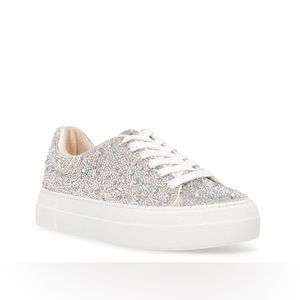 Betsey Johnson Suton Highwall Bling Platform Sneaker